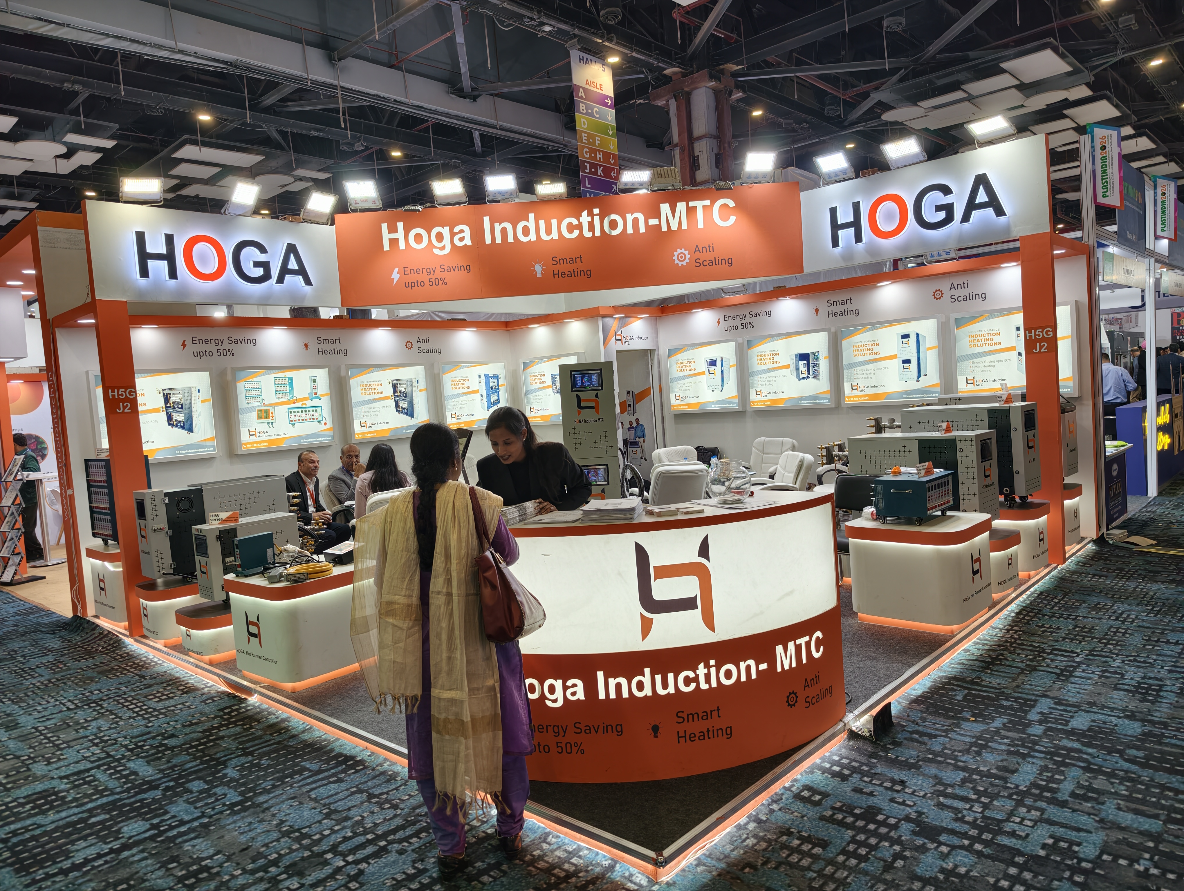Hoga Induction 40 Sqm compact exhibition booth